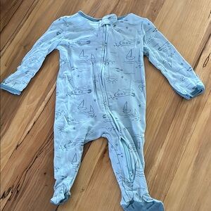 Cloud Island Blue Footed One Piece with Built-in Footies